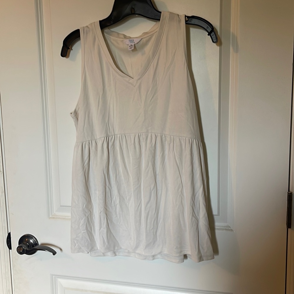 Off-white babydoll top EUC
